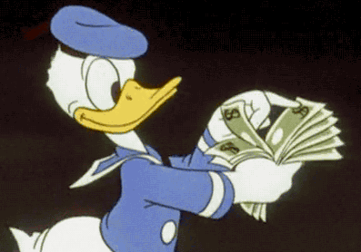 Donald Duck argent épargne